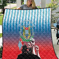 Free West Papua Quilt One People One Soul Unique Style LT05 Blue - Polynesian Pride