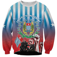 Personalised Free West Papua Sweatshirt One People One Soul Unique Style - Polynesian Pride