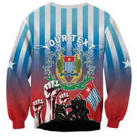 Personalised Free West Papua Sweatshirt One People One Soul Unique Style - Polynesian Pride