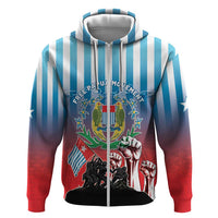 Personalised Free West Papua Zip Hoodie One People One Soul Unique Style - Polynesian Pride