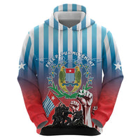 Personalised Free West Papua Zip Hoodie One People One Soul Unique Style - Polynesian Pride