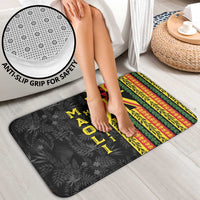 Hawaii Maoli Spirit Bathroom Set Kakau Pattern With Flower Lei LT05 - Polynesian Pride