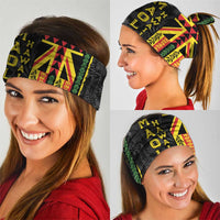 Hawaii Maoli Spirit Neck Gaiter Kakau Pattern With Flower Lei - Polynesian Pride