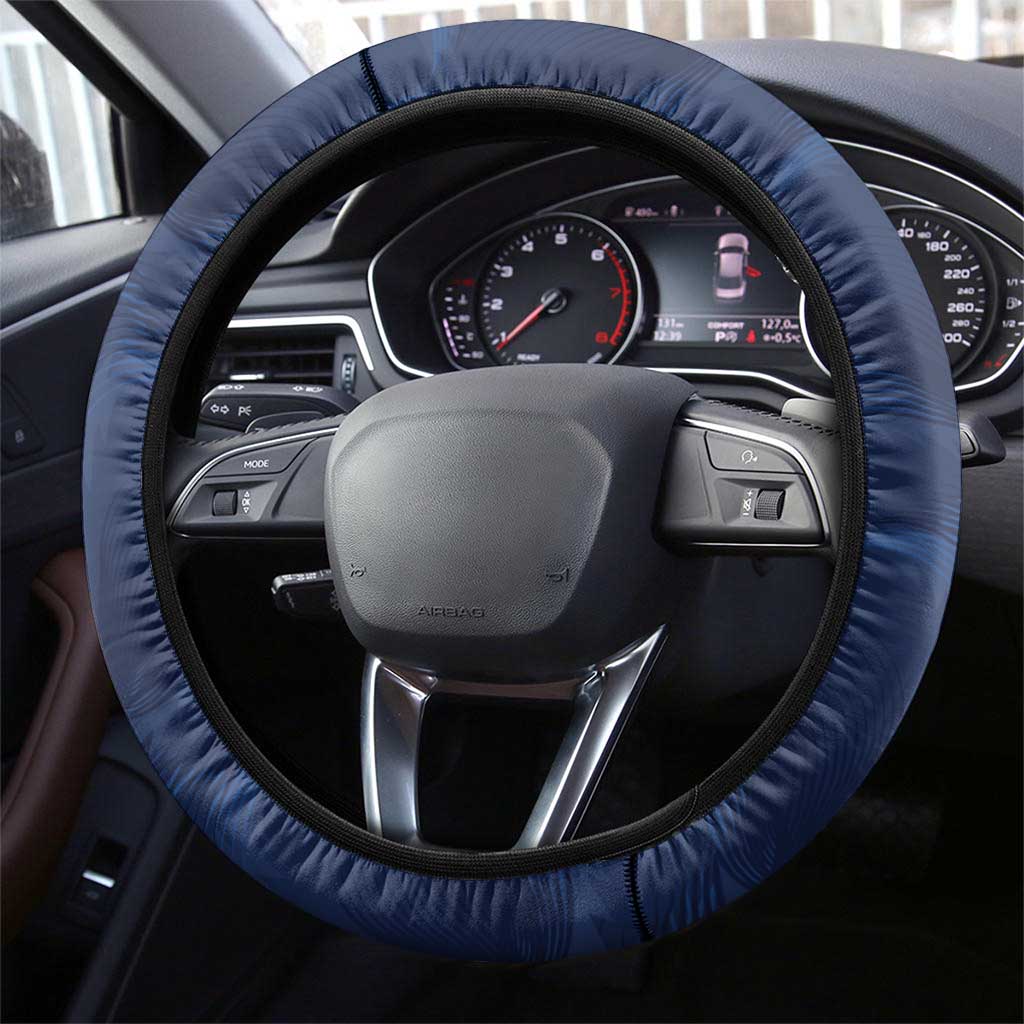 France And New Zealand Rugby Steering Wheel Cover Les Bleus Rooster With Maori Tiki - Polynesian Pride