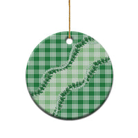 Green Hawaii Palaka Ceramic Ornament Hawaiian Pikake Lei