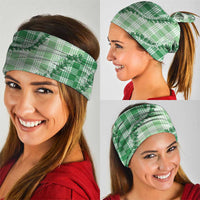 Green Hawaii Palaka Neck Gaiter Hawaiian Pikake Lei