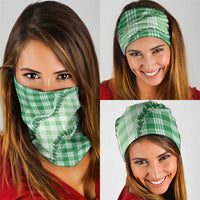 Green Hawaii Palaka Neck Gaiter Hawaiian Pikake Lei