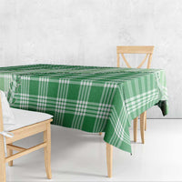 Green Hawaii Palaka Tablecloth Hawaiian Pikake Lei