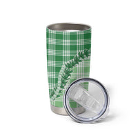 Green Hawaii Palaka Tumbler Cup Hawaiian Pikake Lei