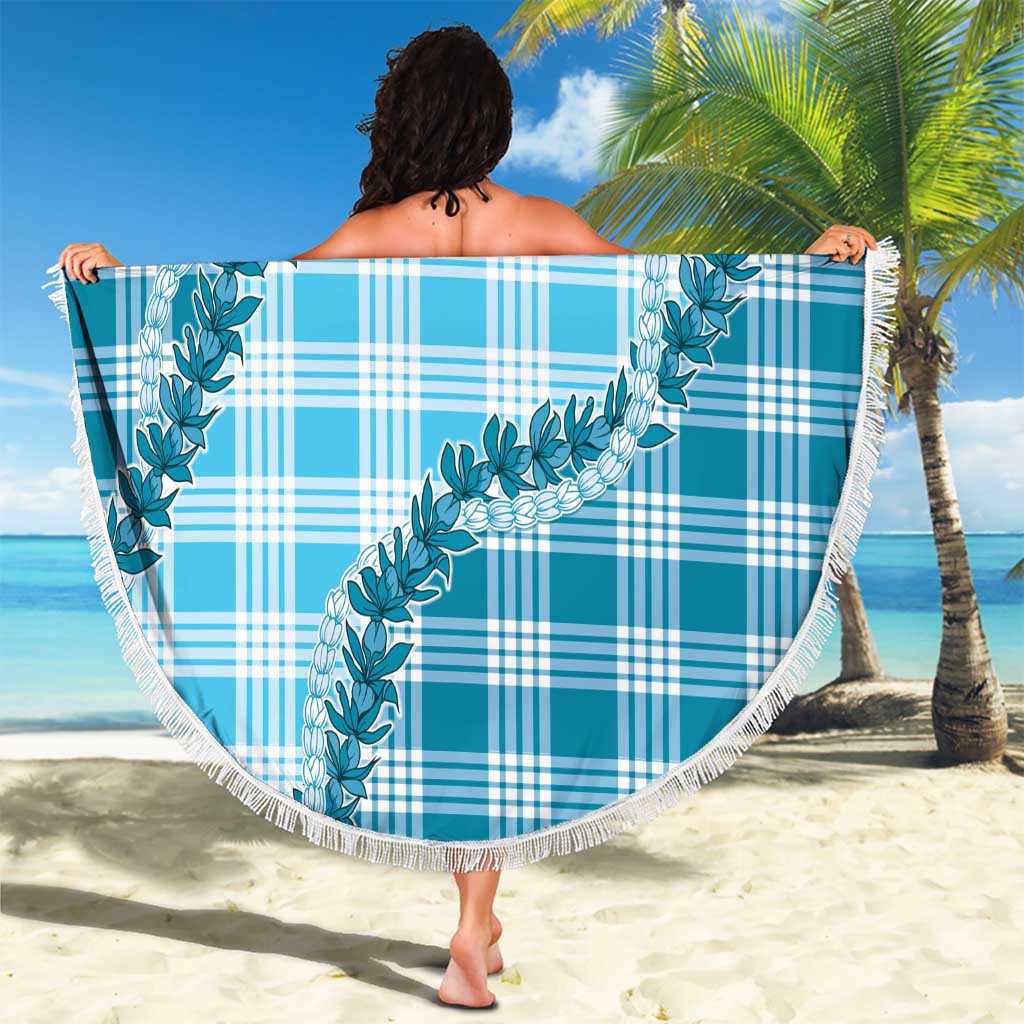Blue Hawaii Palaka Beach Blanket Hawaiian Pikake Lei LT05 - Polynesian Pride