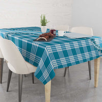 Blue Hawaii Palaka Tablecloth Hawaiian Pikake Lei