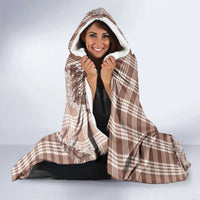 Beige Hawaii Palaka Hooded Blanket Hawaiian Pikake Lei LT05 - Polynesian Pride
