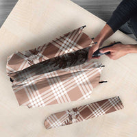 Beige Hawaii Palaka Umbrella Hawaiian Pikake Lei