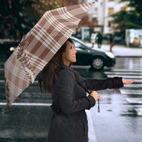 Beige Hawaii Palaka Umbrella Hawaiian Pikake Lei