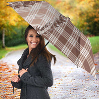 Beige Hawaii Palaka Umbrella Hawaiian Pikake Lei