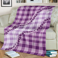 Violet Hawaii Palaka Blanket Hawaiian Pikake Lei LT05 - Polynesian Pride