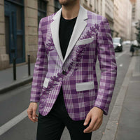 Violet Hawaii Palaka Blazer Hawaiian Pikake Lei LT05 - Polynesian Pride
