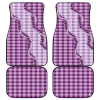 Violet Hawaii Palaka Car Mats Hawaiian Pikake Lei LT05 - Polynesian Pride