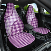 Violet Hawaii Palaka Car Seat Cover Hawaiian Pikake Lei LT05 One Size Violet - Polynesian Pride