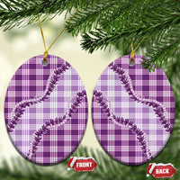 Violet Hawaii Palaka Ceramic Ornament Hawaiian Pikake Lei