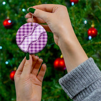 Violet Hawaii Palaka Ceramic Ornament Hawaiian Pikake Lei