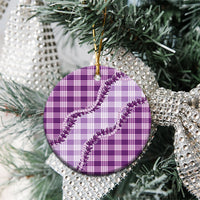 Violet Hawaii Palaka Ceramic Ornament Hawaiian Pikake Lei