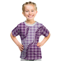 Violet Hawaii Palaka Kid T Shirt Hawaiian Pikake Lei LT05 Violet - Polynesian Pride
