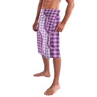 Violet Hawaii Palaka Lavalava Hawaiian Pikake Lei LT05 - Polynesian Pride