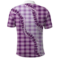 Violet Hawaii Palaka Polo Shirt Hawaiian Pikake Lei LT05 - Polynesian Pride