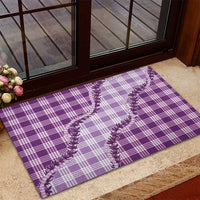Violet Hawaii Palaka Rubber Doormat Hawaiian Pikake Lei LT05 - Polynesian Pride