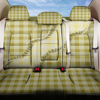 Yellow Hawaii Palaka Back Car Seat Cover Hawaiian Pikake Lei LT05 One Size Yellow - Polynesian Pride
