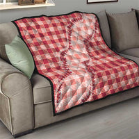Red Hawaii Palaka Quilt Hawaiian Pikake Lei LT05 - Polynesian Pride