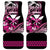 Hawaii Maui Upena Kiloi Car Mats Kakau Tribal Pattern Pink Version