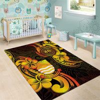 Personalised Kiribati Independence Day Area Rug 46th Anniversary LT05 - Polynesian Pride