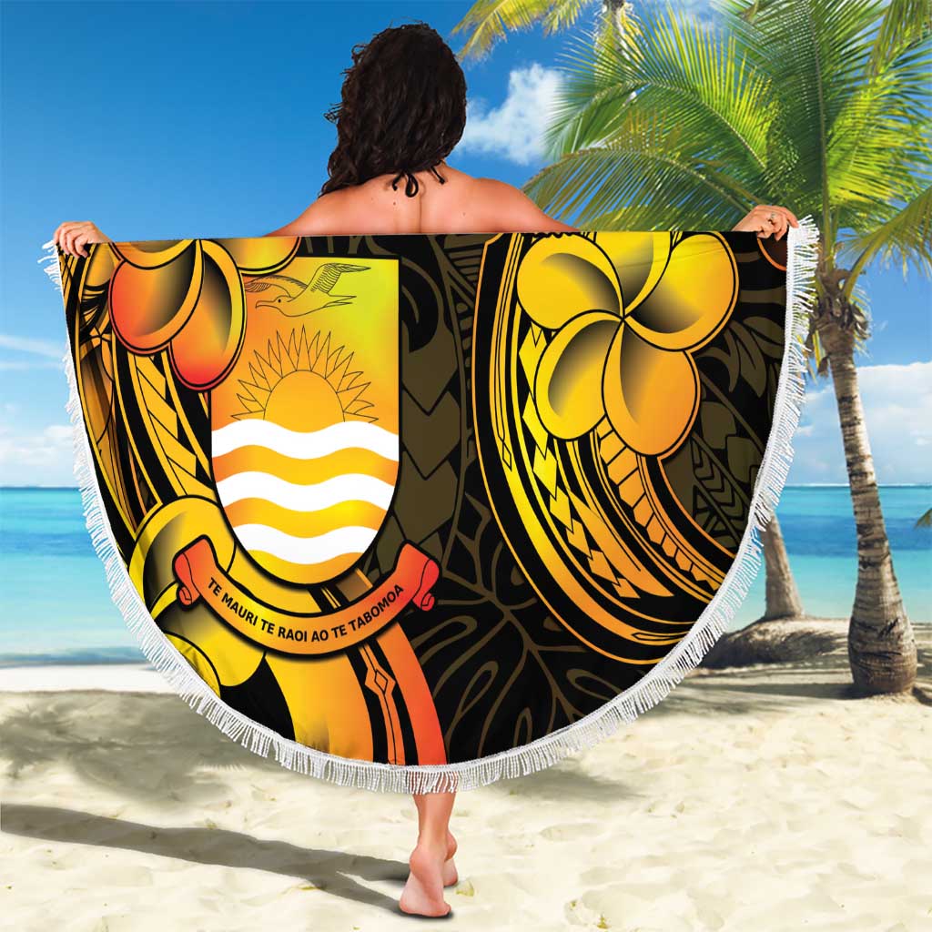 Personalised Kiribati Independence Day Beach Blanket 46th Anniversary LT05 - Polynesian Pride