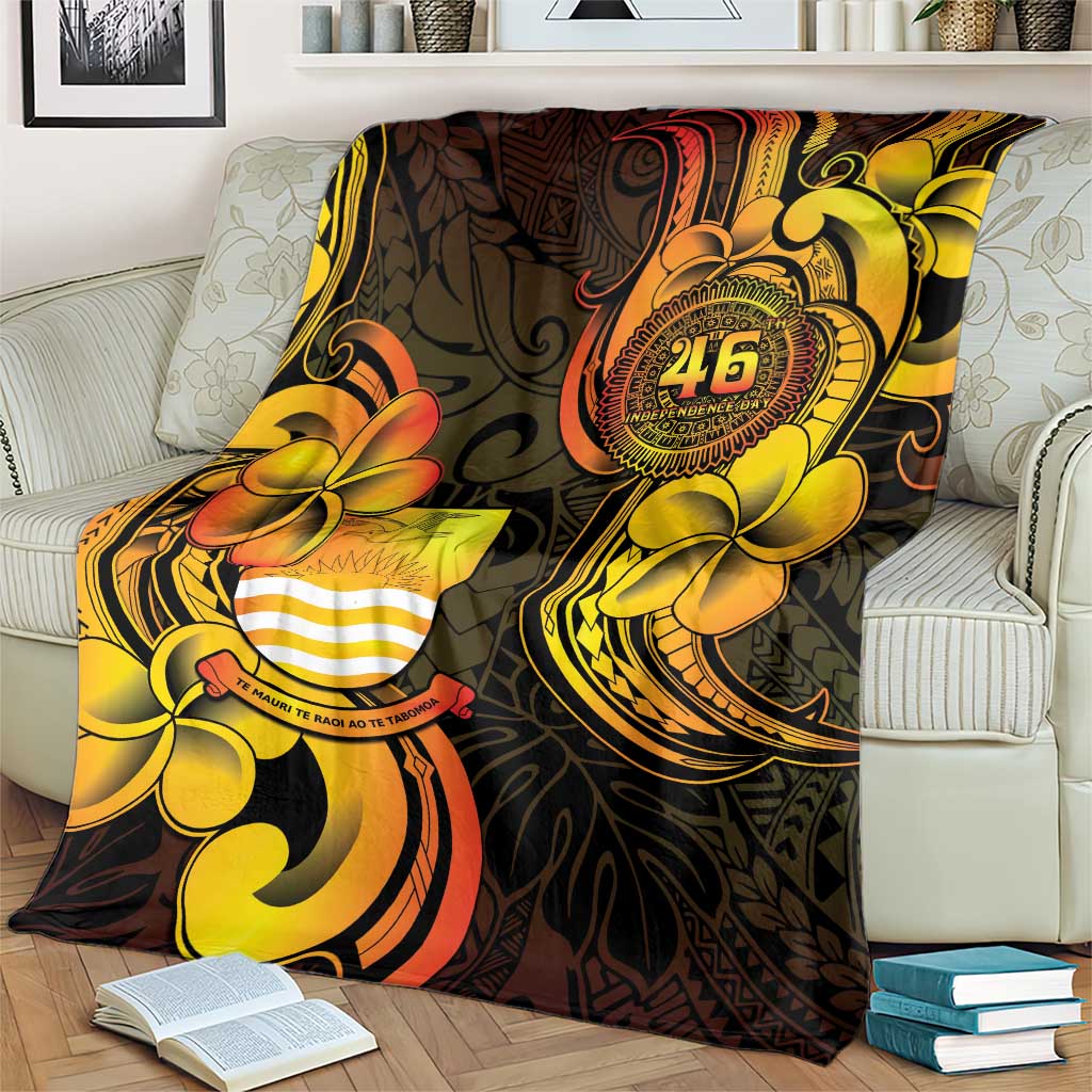 Personalised Kiribati Independence Day Blanket 46th Anniversary LT05 - Polynesian Pride