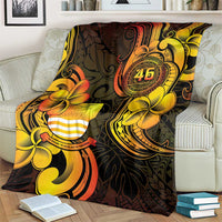 Personalised Kiribati Independence Day Blanket 46th Anniversary LT05 - Polynesian Pride