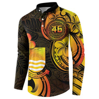 Personalised Kiribati Independence Day Button Sweatshirt 46th Anniversary LT05 - Polynesian Pride