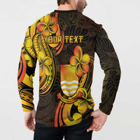 Personalised Kiribati Independence Day Button Sweatshirt 46th Anniversary LT05 - Polynesian Pride