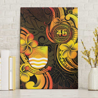 Personalised Kiribati Independence Day Canvas Wall Art 46th Anniversary LT05 Without Frame Yellow - Polynesian Pride