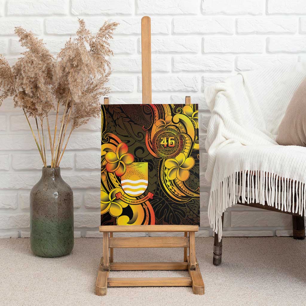 Personalised Kiribati Independence Day Canvas Wall Art 46th Anniversary LT05 - Polynesian Pride