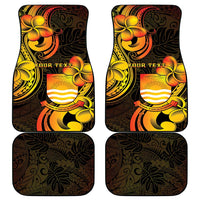 Personalised Kiribati Independence Day Car Mats 46th Anniversary LT05 - Polynesian Pride