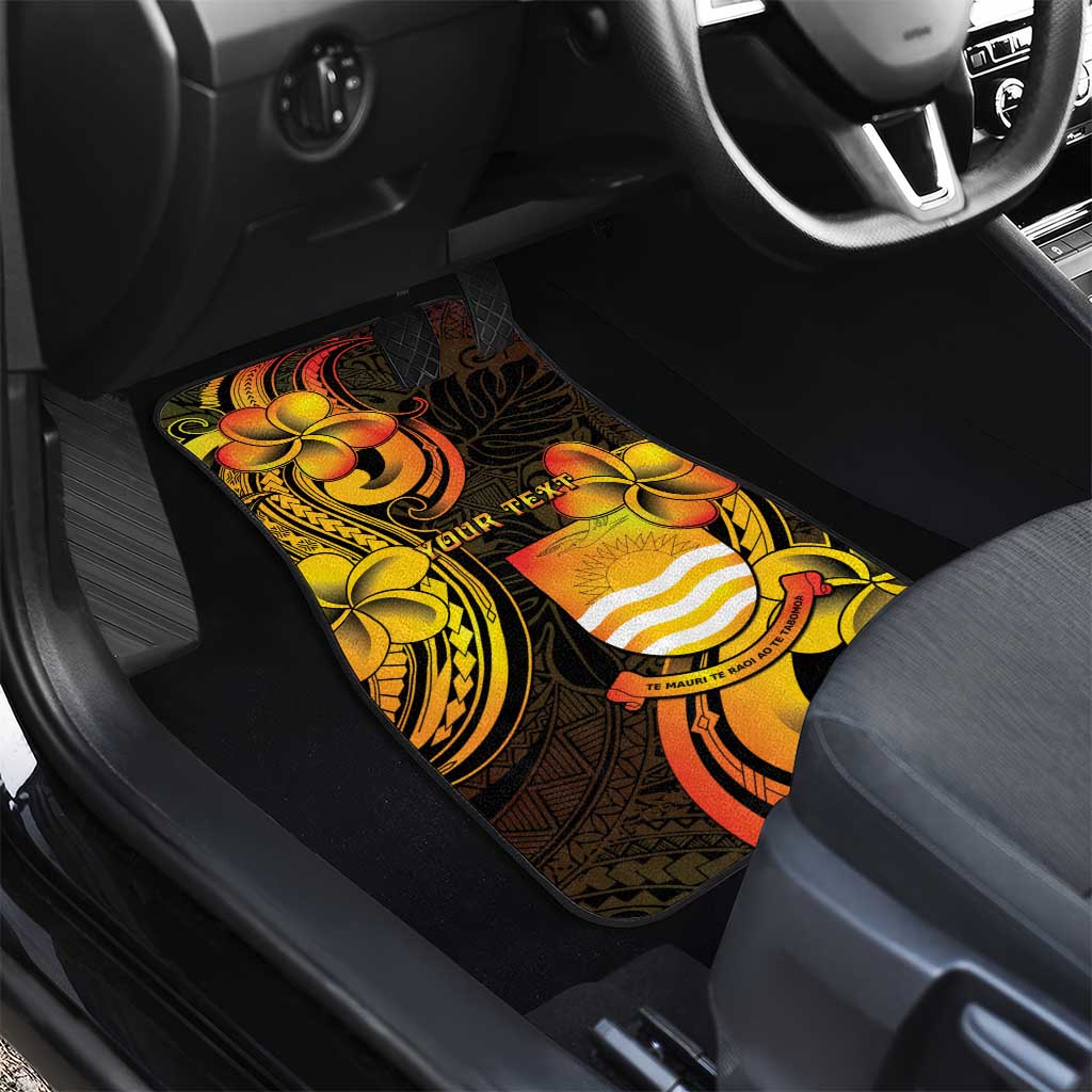 Personalised Kiribati Independence Day Car Mats 46th Anniversary LT05 - Polynesian Pride