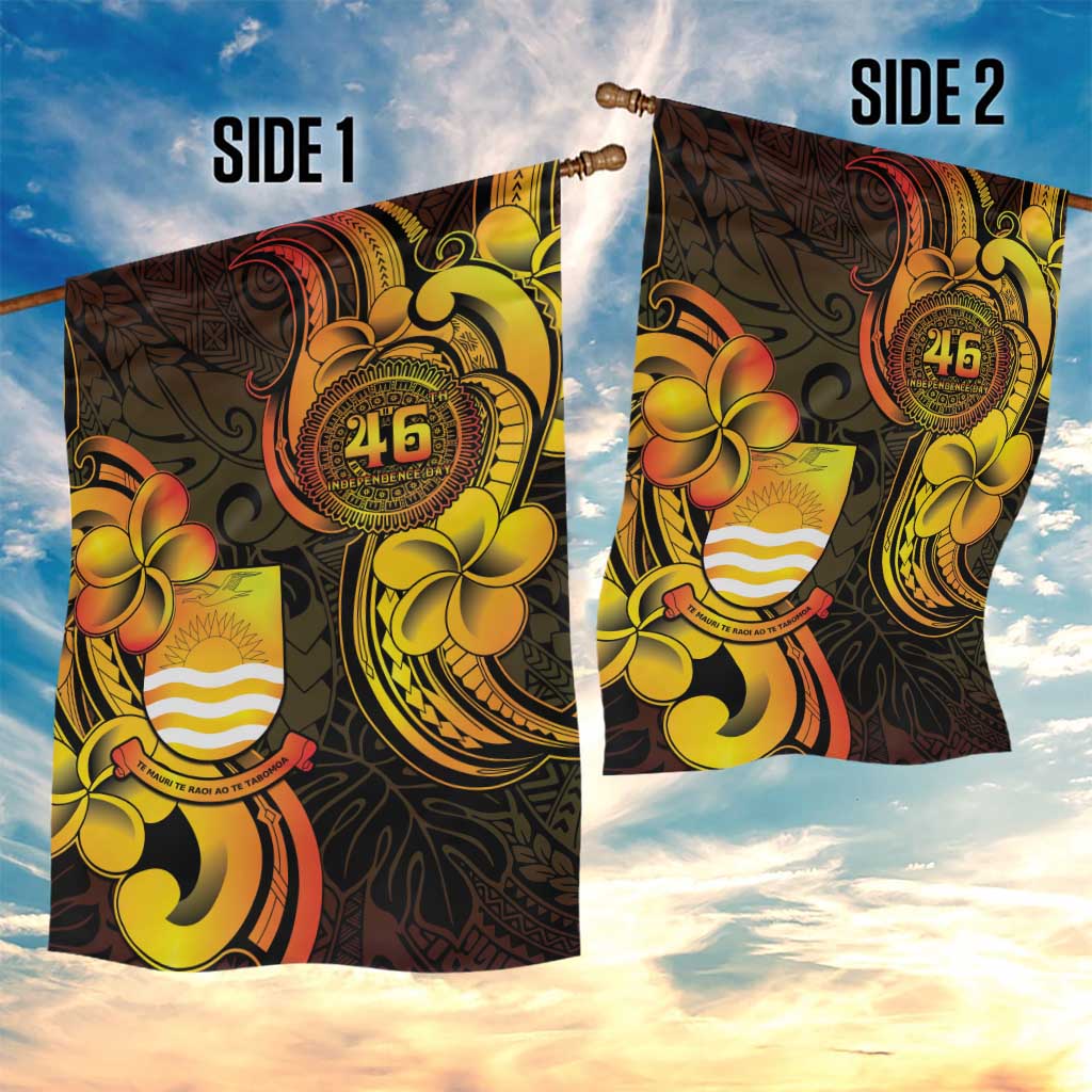Personalised Kiribati Independence Day Garden Flag 46th Anniversary LT05 - Polynesian Pride