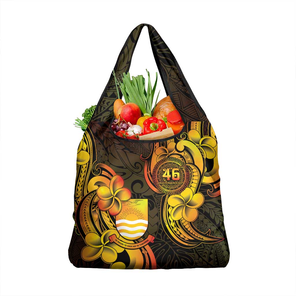 Personalised Kiribati Independence Day Grocery Bag 46th Anniversary LT05 1-pack One Size Yellow - Polynesian Pride