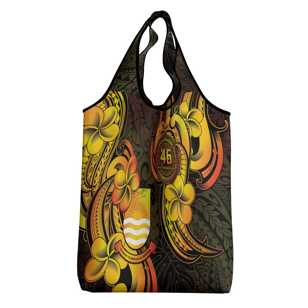 Personalised Kiribati Independence Day Grocery Bag 46th Anniversary LT05 - Polynesian Pride