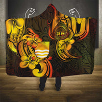 Personalised Kiribati Independence Day Hooded Blanket 46th Anniversary LT05 - Polynesian Pride