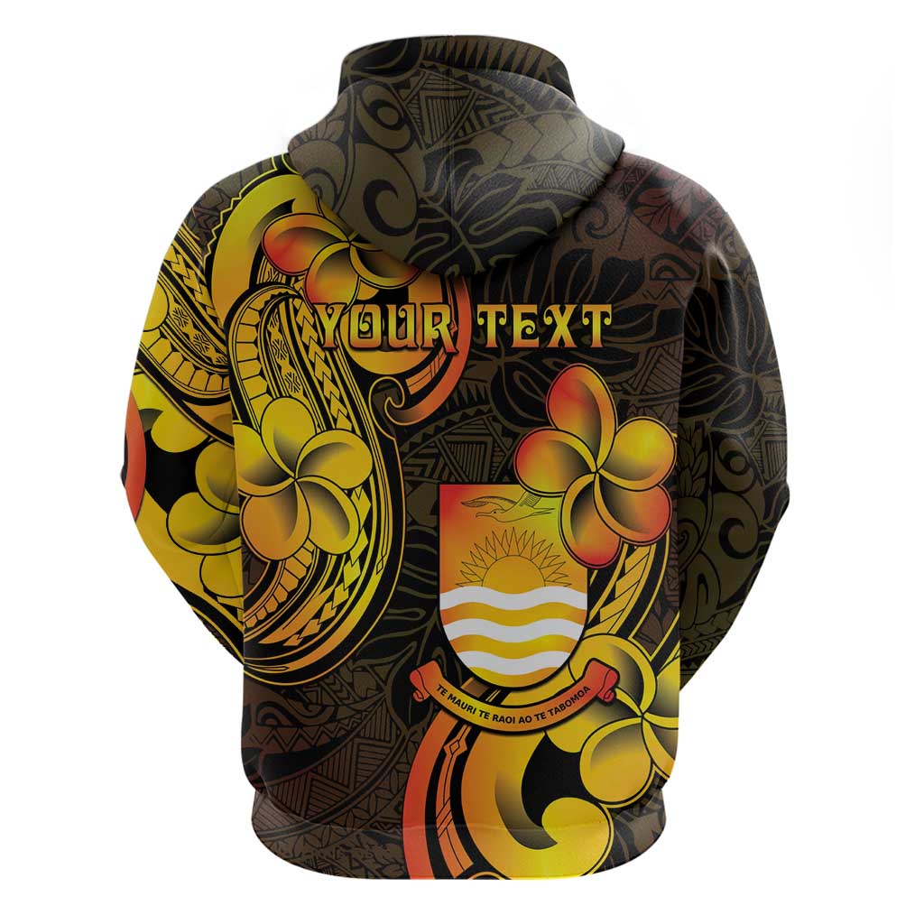 Personalised Kiribati Independence Day Hoodie 46th Anniversary LT05 - Polynesian Pride