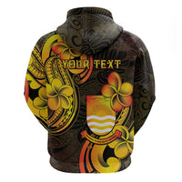 Personalised Kiribati Independence Day Hoodie 46th Anniversary LT05 - Polynesian Pride