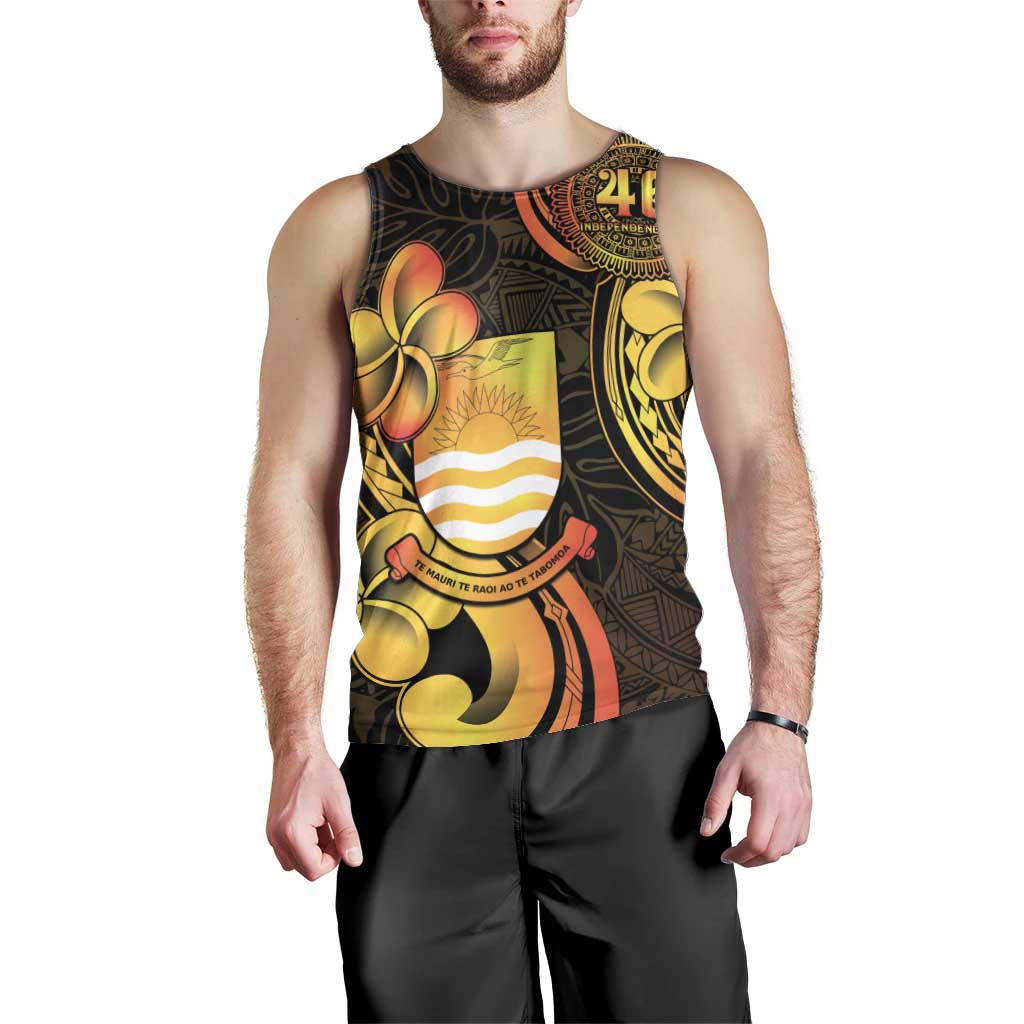 Personalised Kiribati Independence Day Men Tank Top 46th Anniversary LT05 - Polynesian Pride